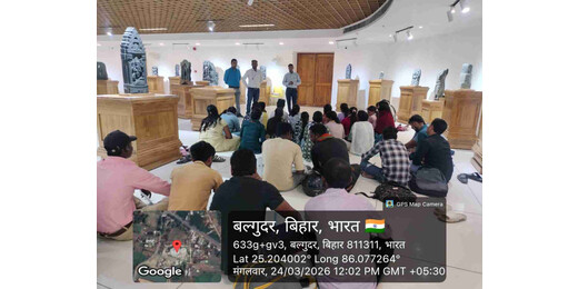 सांस्कृतिक विरासत से रूबरू हुए छात्र, संग्रहालय में इंटर्नशिप कार्यक्रम आयोजित